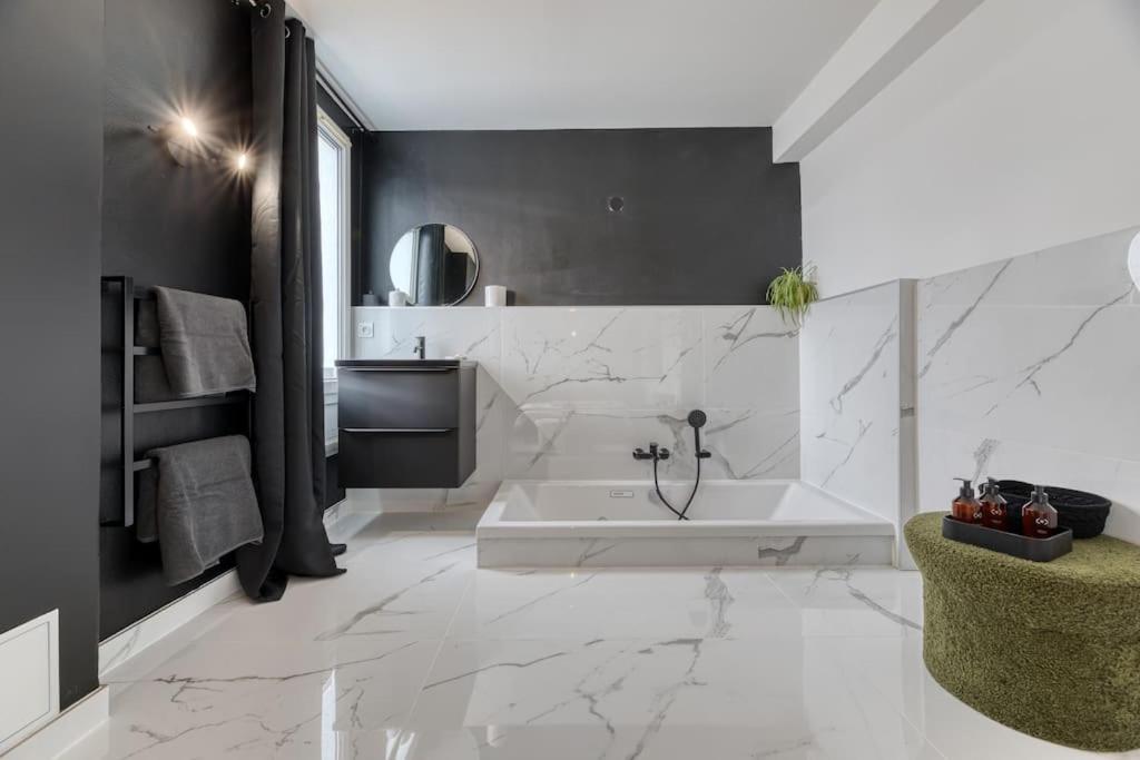 Appartement Balneo Centre Rouen Dış mekan fotoğraf
